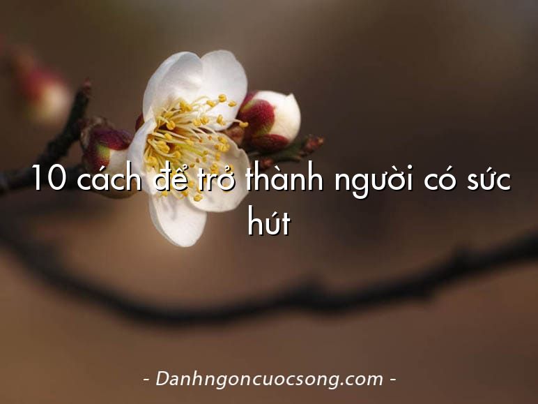 10 cách để trở thành người có sức hút