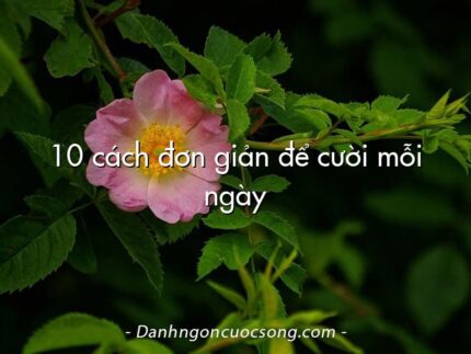 10 cách đơn giản để cười mỗi ngày