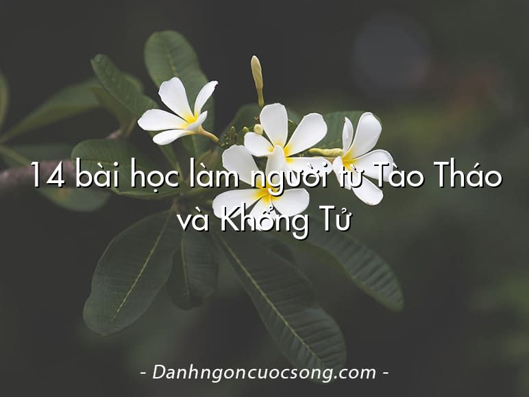14 bài học làm người từ Tào Tháo và Khổng Tử