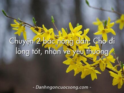 Chuyện 2 bác nông dân: Cho đi lòng tốt, nhận về yêu thương