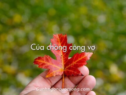 Của chồng công vợ