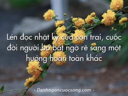 Lén đọc nhật ký của con trai, cuộc đời người bố bất ngờ rẽ sang một hướng hoàn toàn khác
