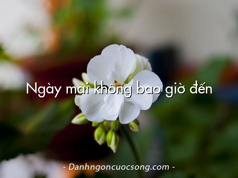 Ngày mai không bao giờ đến
