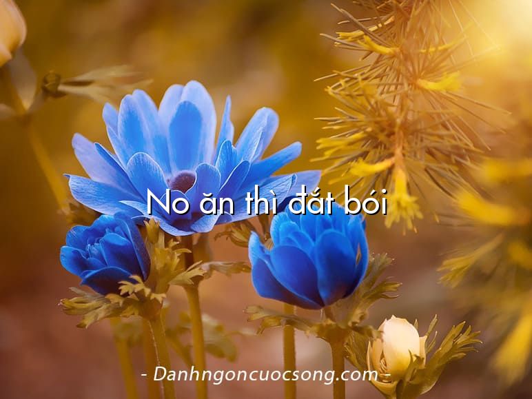 No ăn thì đắt bói
