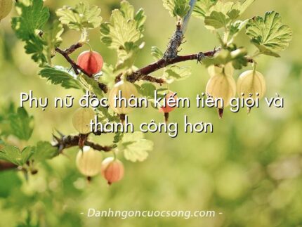 Phụ nữ độc thân kiếm tiền giỏi và thành công hơn