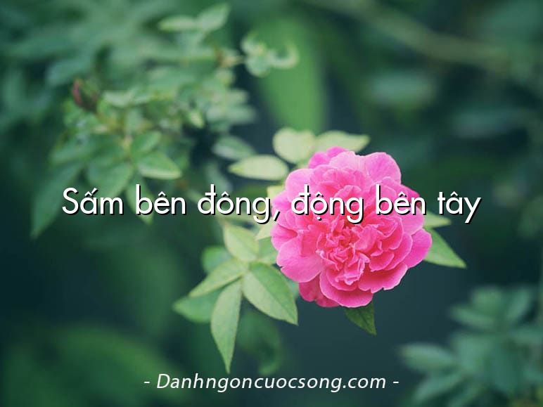 Sấm bên đông, động bên tây