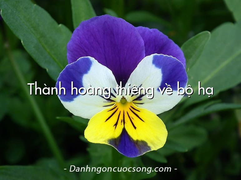Thành hoàng thiêng về bộ hạ