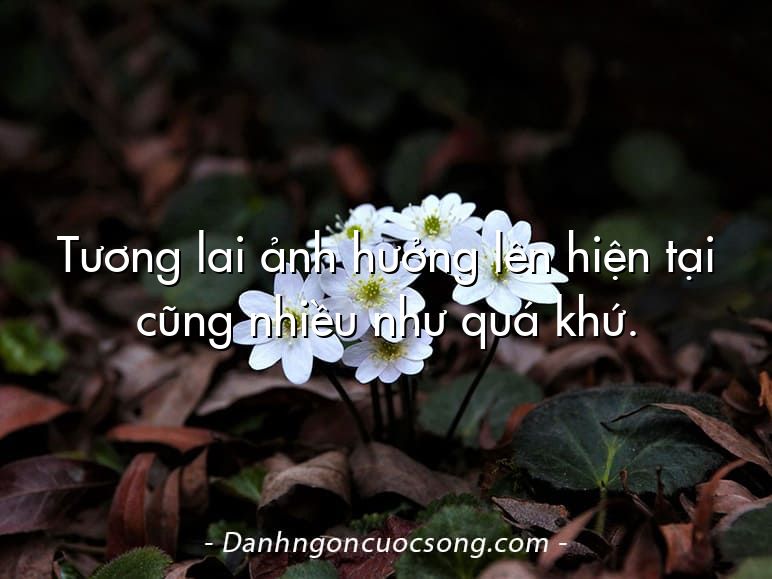 Tương lai ảnh hưởng lên hiện tại cũng nhiều như quá khứ.