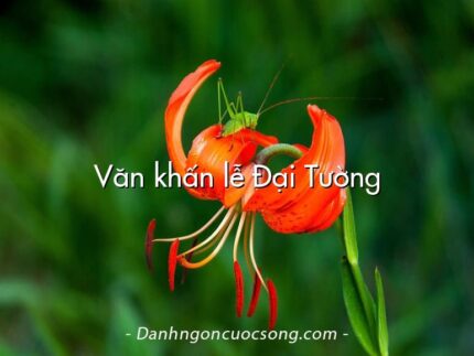 Văn khấn lễ Đại Tường