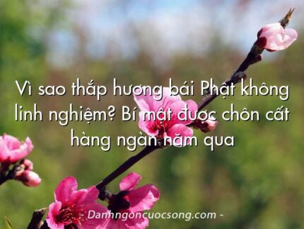 Vì sao thắp hương bái Phật không linh nghiệm? Bí mật được chôn cất hàng ngàn năm qua