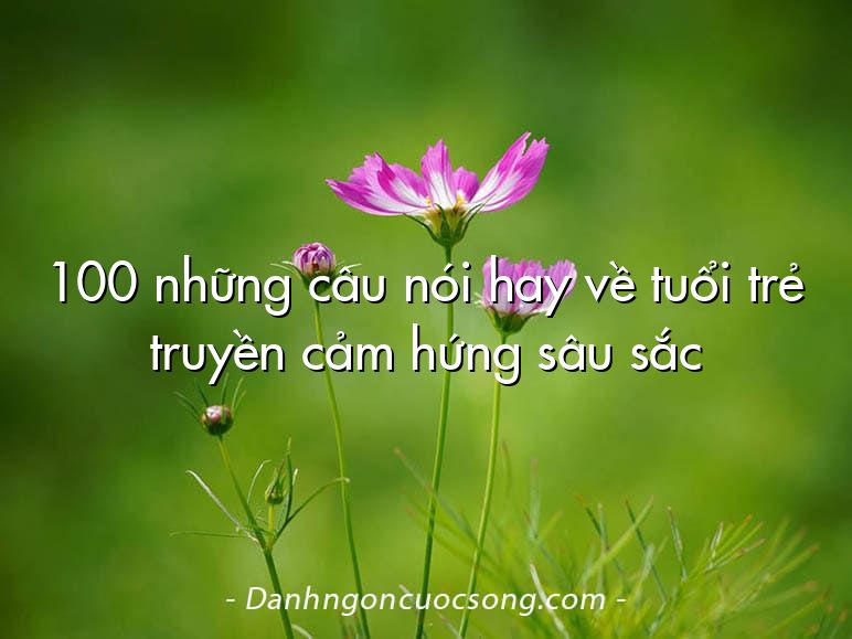 100 những câu nói hay về tuổi trẻ truyền cảm hứng sâu sắc