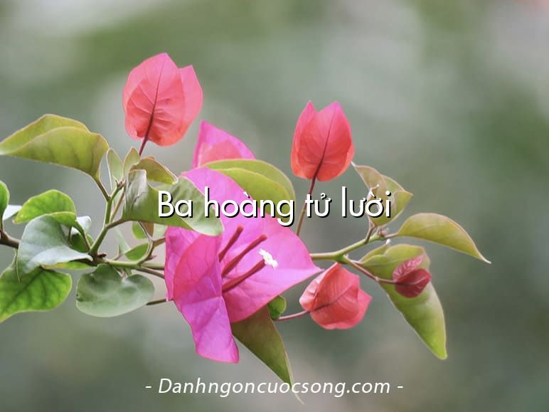 Ba hoàng tử lười