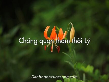 Chống quan tham thời Lý