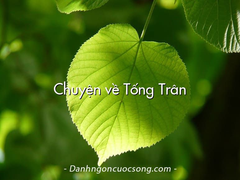 Chuyện về Tống Trân