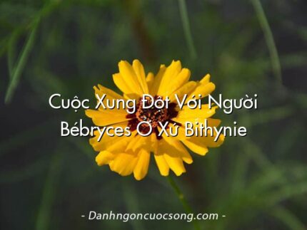 Cuộc Xung Đột Với Người Bébryces Ở Xứ Bithynie
