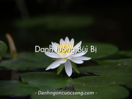 Danh tướng Bùi Bị