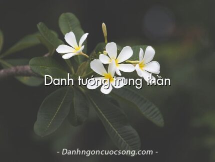 Danh tướng trung thần