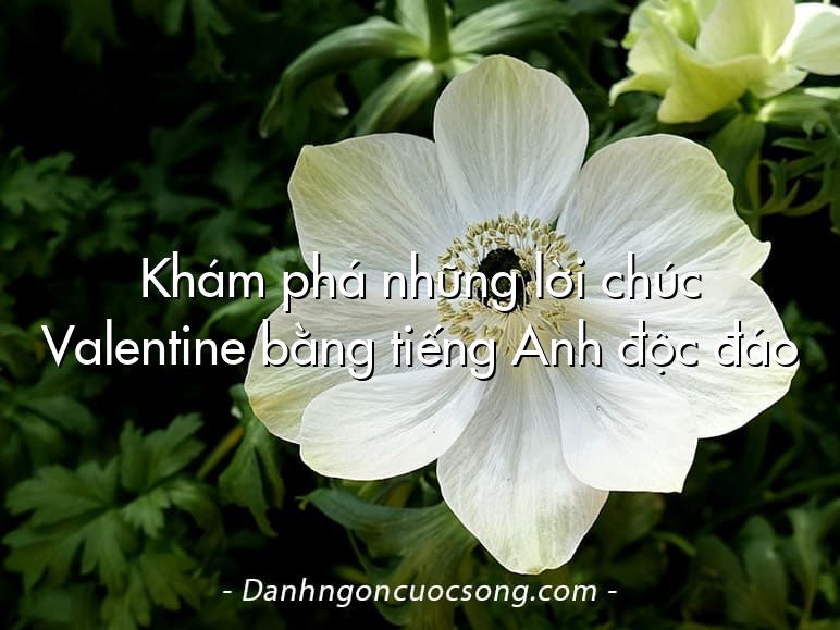 Khám phá những lời chúc Valentine bằng tiếng Anh độc đáo