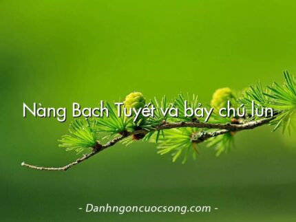 Nàng Bạch Tuyết và bảy chú lùn