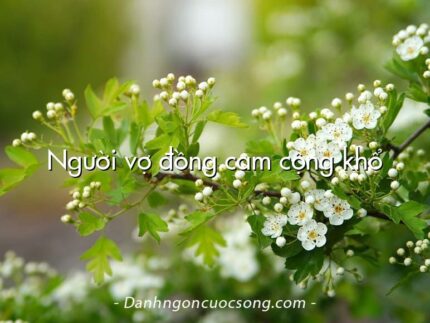 Người vợ đồng cam cộng khổ