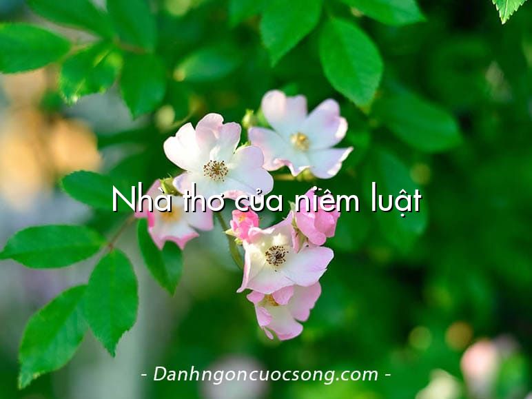 Nhà thơ của niêm luật
