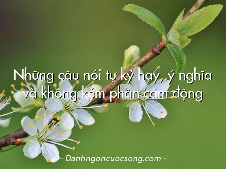 Những câu nói tự kỷ hay, ý nghĩa và không kém phần cảm động