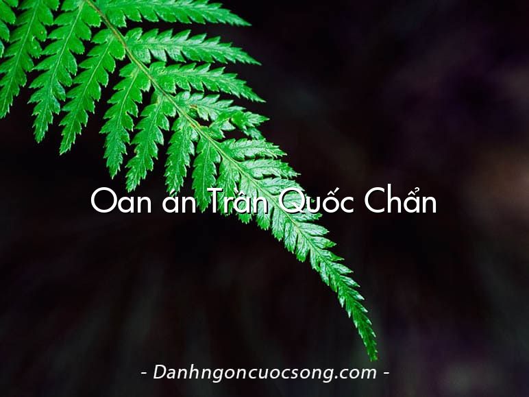 Oan án Trần Quốc Chẩn