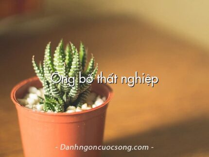 Ông bố thất nghiệp