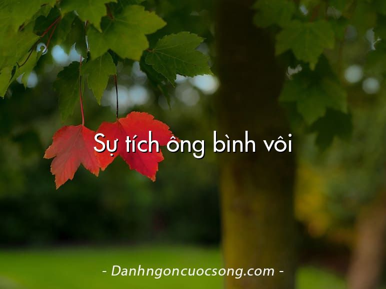 Sự tích ông bình vôi
