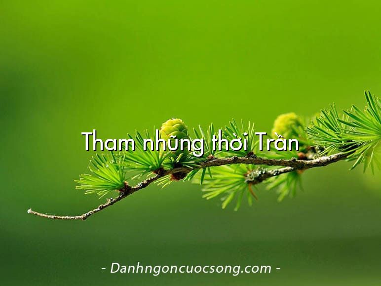 Tham nhũng thời Trần