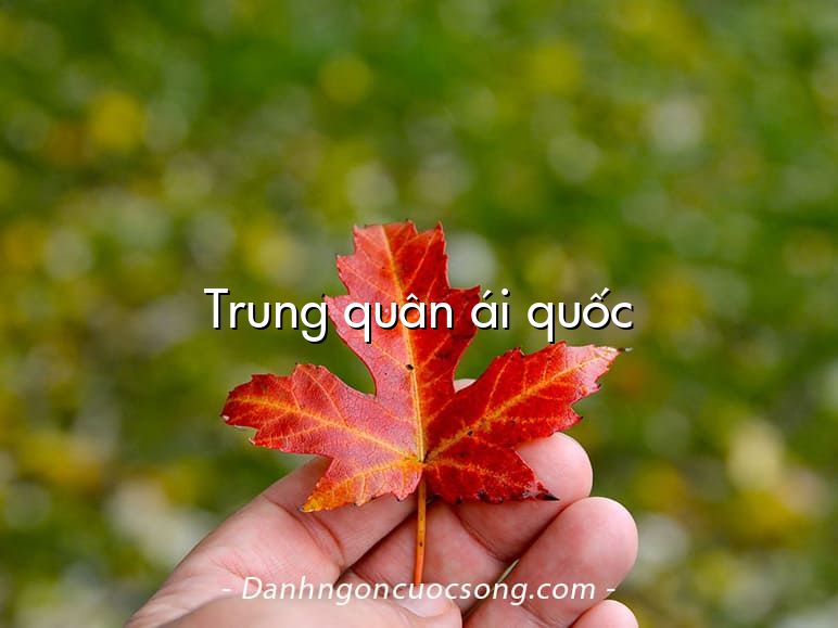 Trung quân ái quốc